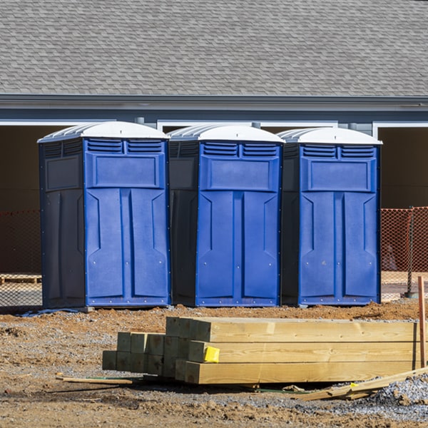 is there a specific order in which to place multiple portable toilets in Lindside WV